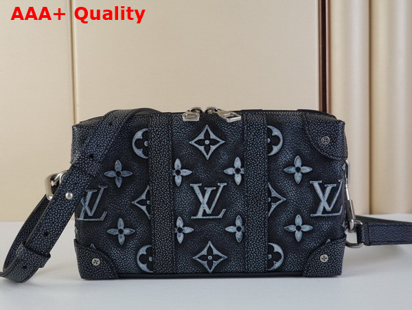 Louis Vuitton Soft Trunk Charcoal Cowhide Leather M81776 Replica