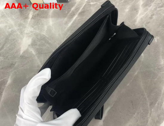 Louis Vuitton Soft Trunk Clutch in Black Taurillon Leather M68986 Replica