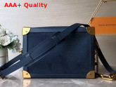 Louis Vuitton Soft Trunk Navy Blue Denim M44723 Replica