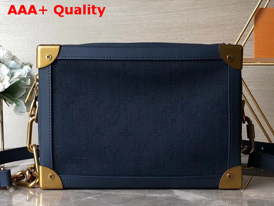 Louis Vuitton Soft Trunk Navy Blue Denim M44723 Replica