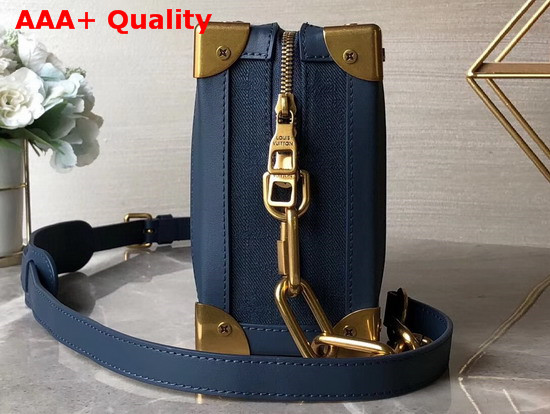 Louis Vuitton Soft Trunk Navy Blue Denim M44723 Replica