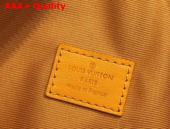 Louis Vuitton Soft Trunk Ochre Yellow Monogra Denim Replica