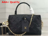 Louis Vuitton Soft Trunk Single Handle Bag in Black Monogram Empreinte Leather Replica