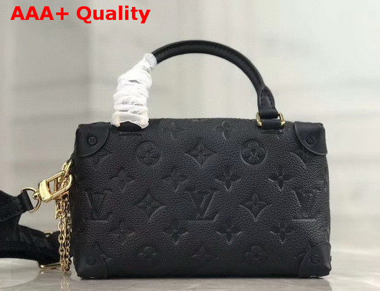 Louis Vuitton Soft Trunk Single Handle Bag in Black Monogram Empreinte Leather Replica