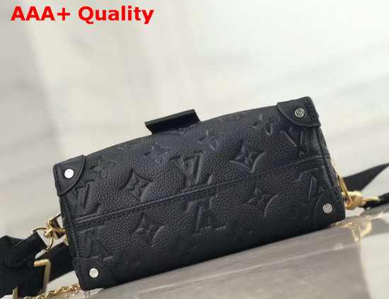 Louis Vuitton Soft Trunk Single Handle Bag in Black Monogram Empreinte Leather Replica