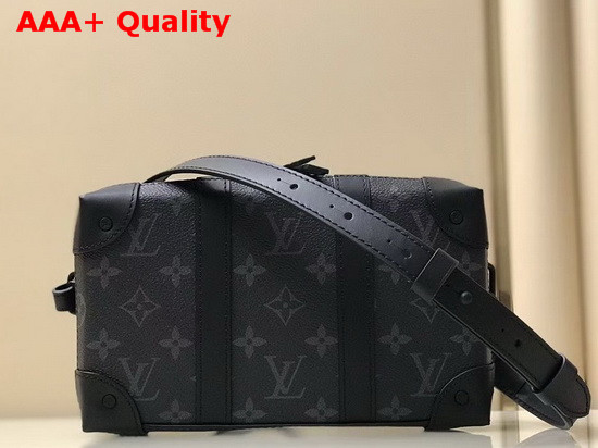 Louis Vuitton Soft Trunk Wallet in Monogram Eclipse Canvas and Cowhide Leather Trim Replica