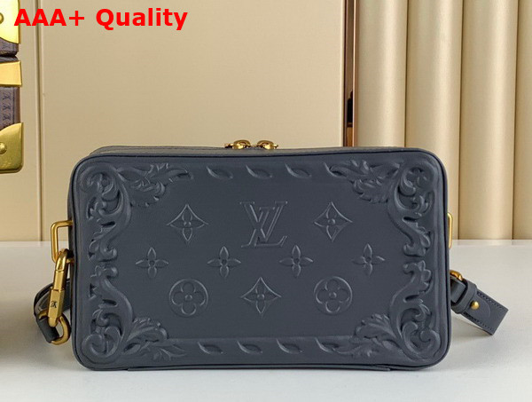 Louis Vuitton Soft Trunk Wearable Wallet in Dark Shadow Gray Calf Leather M82035 Replica