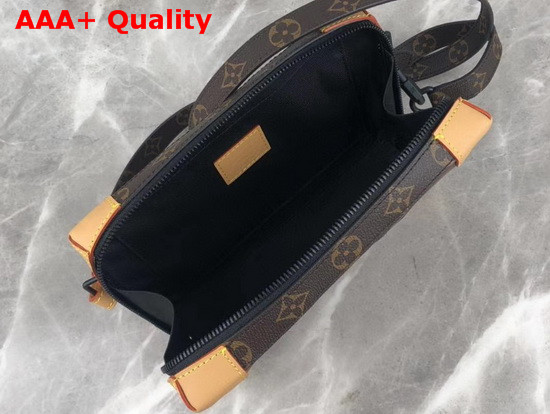 Louis Vuitton Soft Trunk in Brown Taiga Leather and Monogram Canvas Replica