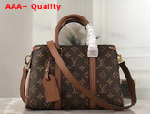 Louis Vuitton Soufflot BB Caramel Monogram Canvas and Colored Leather Replica