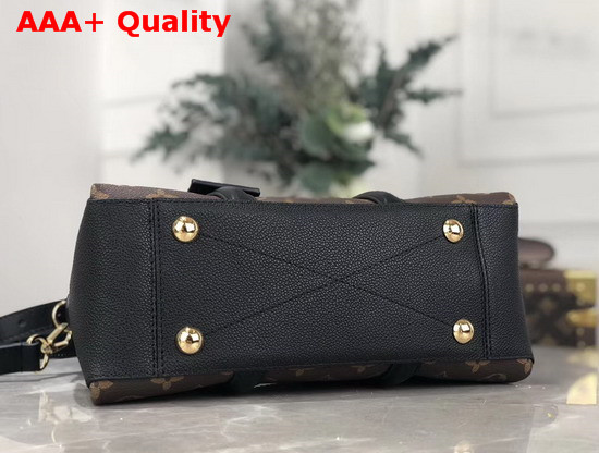 Louis Vuitton Soufflot BB in Monogram Canvas and Black Calf Leather Trim Replica