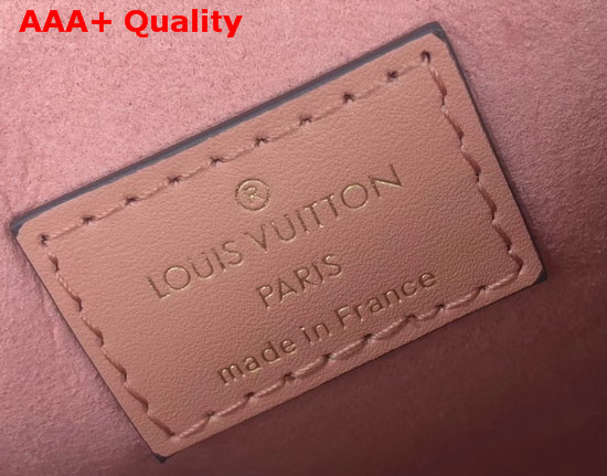 Louis Vuitton Soufflot BB in Monogram Canvas and Pink Calf Leather Trim Replica