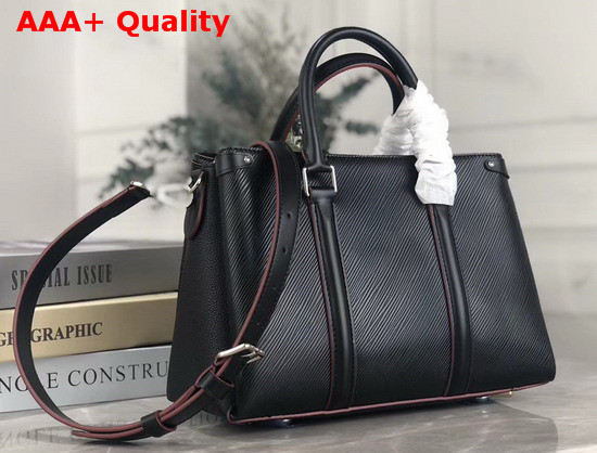 Louis Vuitton Soufflot MM Black Epi Leather M55610 Replica