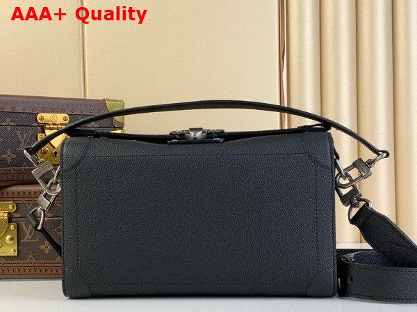 Louis Vuitton Soul Trunk East West Bag in Black LV Colorado Calfskin M11615 Replica