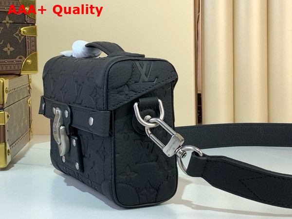 Louis Vuitton Soul Trunk in Ultra Black Taurillon Monogram Leather M13871 Replica