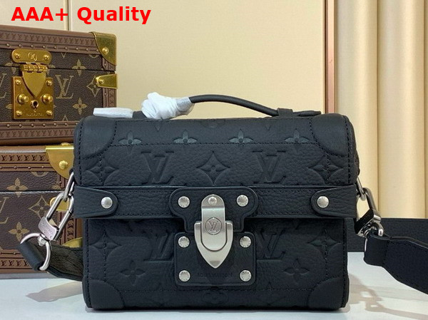 Louis Vuitton Soul Trunk in Ultra Black Taurillon Monogram Leather M13871 Replica