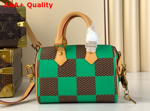 Louis Vuitton Speedy 18 Bandouliere Damier Pop Vert N40534 Replica