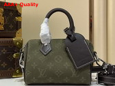 Louis Vuitton Speedy 18 Bandouliere Khaki Green Monogram Surplus Jacquard M2A609 Replica