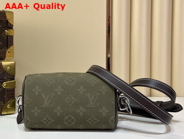 Louis Vuitton Speedy 18 Bandouliere Khaki Green Monogram Surplus Jacquard M2A609 Replica