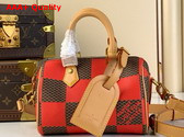 Louis Vuitton Speedy 18Bandouliere Damier Pop Rouge N40611 Replica