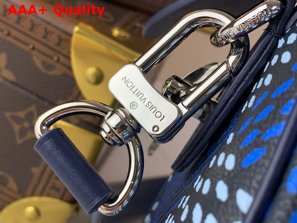 Louis Vuitton Speedy 25 Bandouliere Bag in Blue Damier Heritage Coated Canvas N40691 Replica