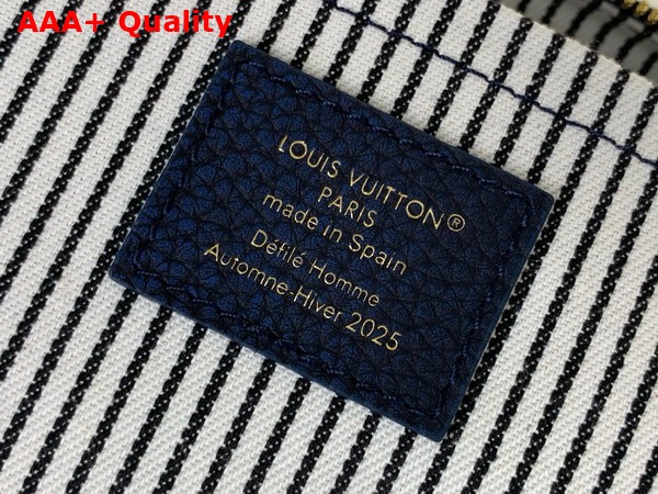 Louis Vuitton Speedy 25 Bandouliere City Bag in Blue Denim with a Patchwork Feel M15276 Replica
