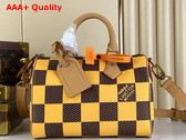 Louis Vuitton Speedy 25 Bandouliere Yellow Damier Pop Coated Canvas N40584 Replica