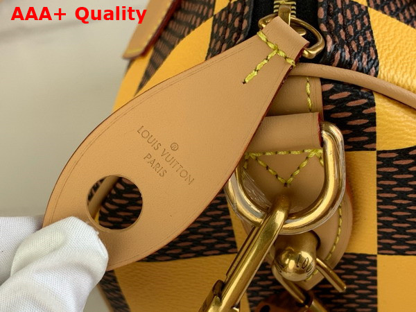 Louis Vuitton Speedy 25 Bandouliere Yellow Damier Pop Coated Canvas N40584 Replica