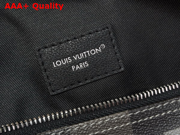 Louis Vuitton Speedy 30 Bandouliere Black Damoflage Coated Canvas M28977 Replica
