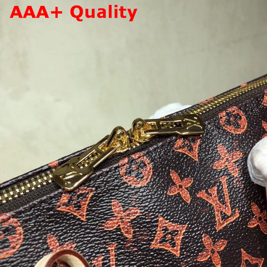 Louis Vuitton Speedy 30 Bandouliere Brown and Orange Transformed Monogram Canvas M44401 Replica