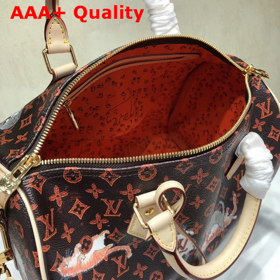 Louis Vuitton Speedy 30 Bandouliere Brown and Orange Transformed Monogram Canvas M44401 Replica