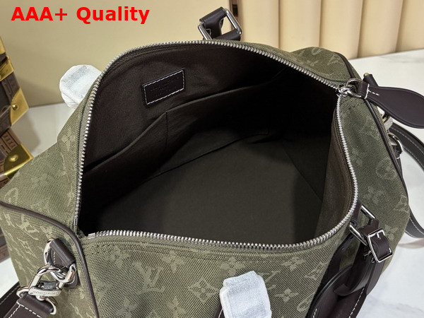 Louis Vuitton Speedy 30 Bandouliere Khaki Green Monogram Surplus Jacquard M29831 Replica