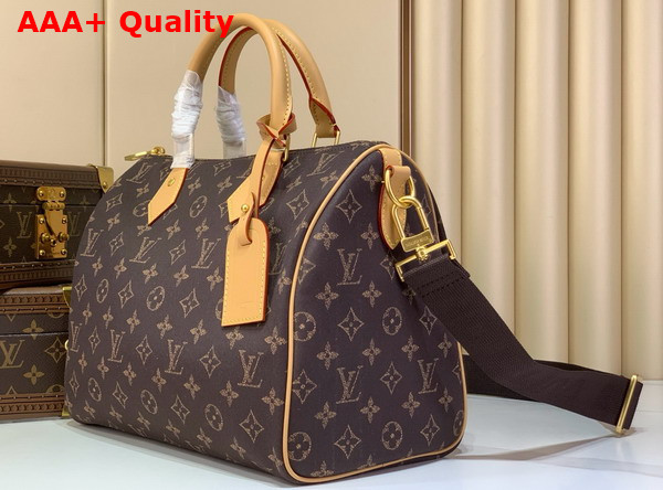 Louis Vuitton Speedy 30 Bandouliere Monogram Silk Tech M2A454 Replica