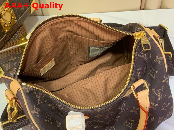 Louis Vuitton Speedy 30 Bandouliere Monogram Silk Tech M2A454 Replica