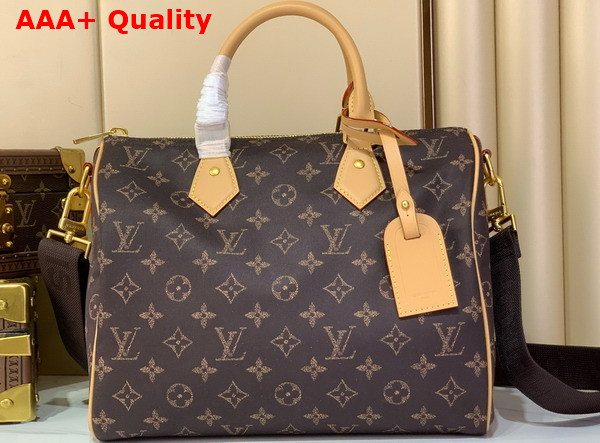 Louis Vuitton Speedy 30 Bandouliere Monogram Silk Tech M2A454 Replica