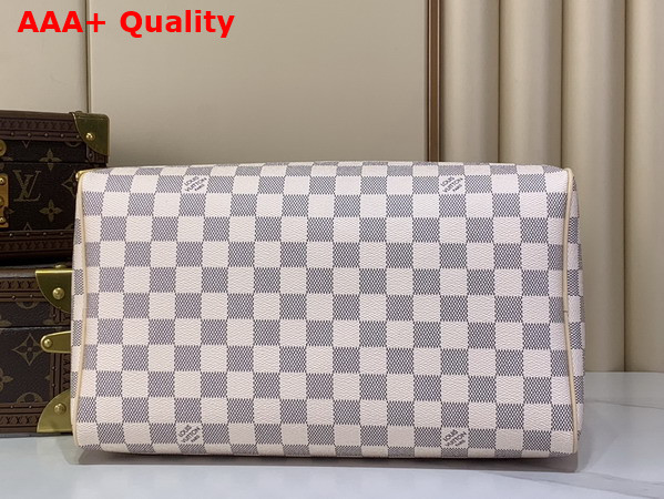 Louis Vuitton Speedy 30 Soft Damier Azur Canvas Braided Handles N40908 Replica