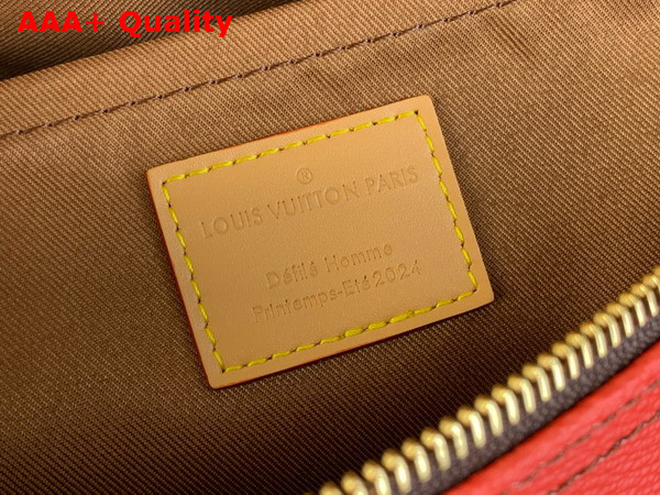 Louis Vuitton Speedy 40 Bandouliere Damier Pop Rouge N40580 Replica