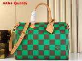 Louis Vuitton Speedy 40 Bandouliere Damier Pop Vert N40579 Replica