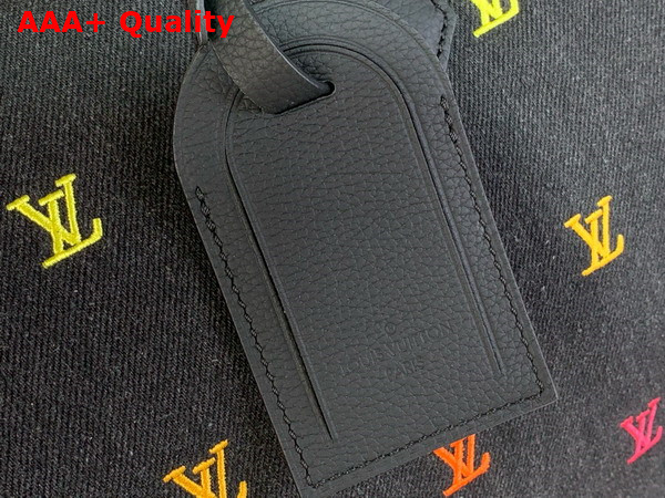 Louis Vuitton Speedy 40 Bandouliere Gradient Orange LV Blason Denim M14136 Replica
