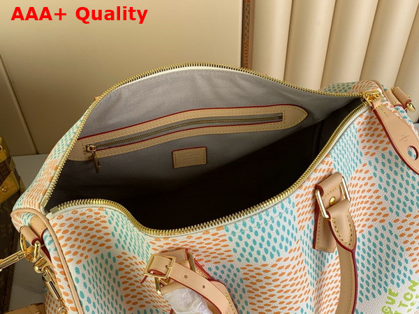 Louis Vuitton Speedy 40 Bandouliere White Damier Heritage Coated Canvas N40689 Replica