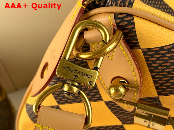 Louis Vuitton Speedy 50 Bandouliere Damier Pop Yellow N40578 Replica
