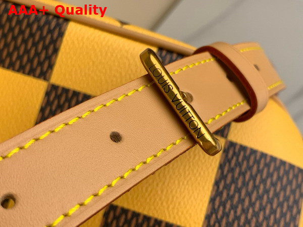 Louis Vuitton Speedy 50 Bandouliere Damier Pop Yellow N40578 Replica