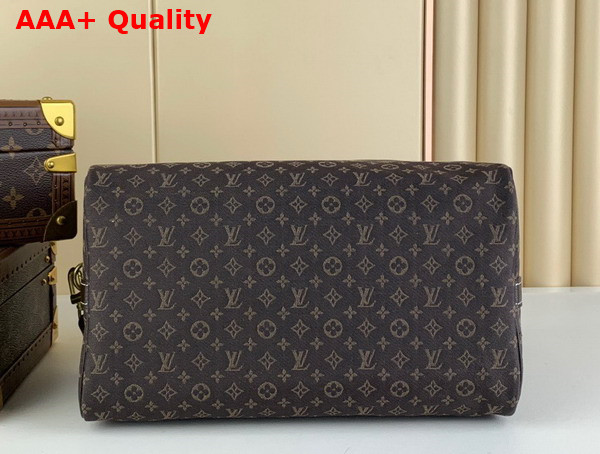 Louis Vuitton Speedy Bandoouliere 30 in Brown Monogram Jacquard Denim Replica