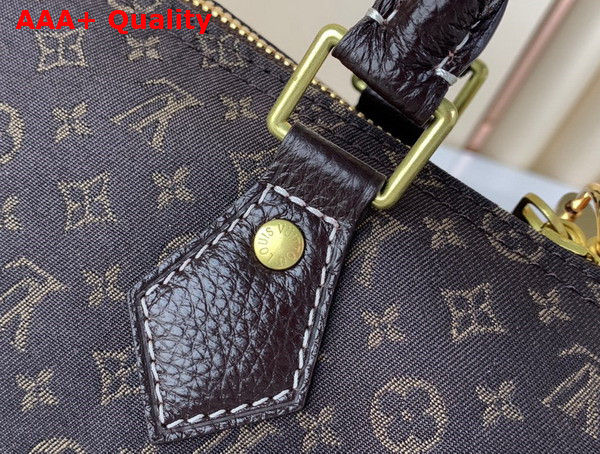 Louis Vuitton Speedy Bandoouliere 30 in Brown Monogram Jacquard Denim Replica