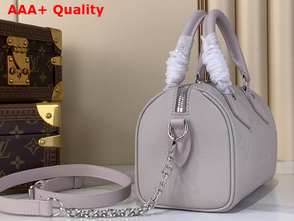 Louis Vuitton Speedy Bandouliere 20 Brume Monogram Empreinte Leather M28343 Replica