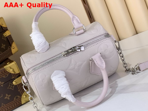Louis Vuitton Speedy Bandouliere 20 Brume Monogram Empreinte Leather M28343 Replica