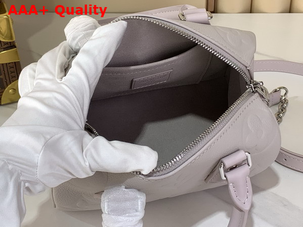 Louis Vuitton Speedy Bandouliere 20 Brume Monogram Empreinte Leather M28343 Replica