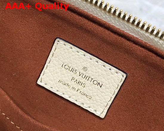 Louis Vuitton Speedy Bandouliere 20 Cream Monogram Empreinte Leather Replica
