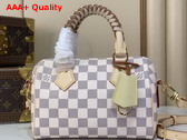 Louis Vuitton Speedy Bandouliere 20 Damier Azur Canvas with Braided Handles N40950 Replica