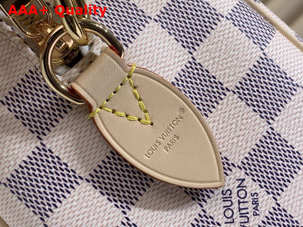 Louis Vuitton Speedy Bandouliere 20 Damier Azur Canvas with Braided Handles N40950 Replica