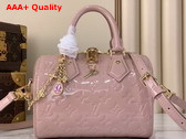 Louis Vuitton Speedy Bandouliere 20 Desert Sand Varnished Cowhide Leather M27170 Replica